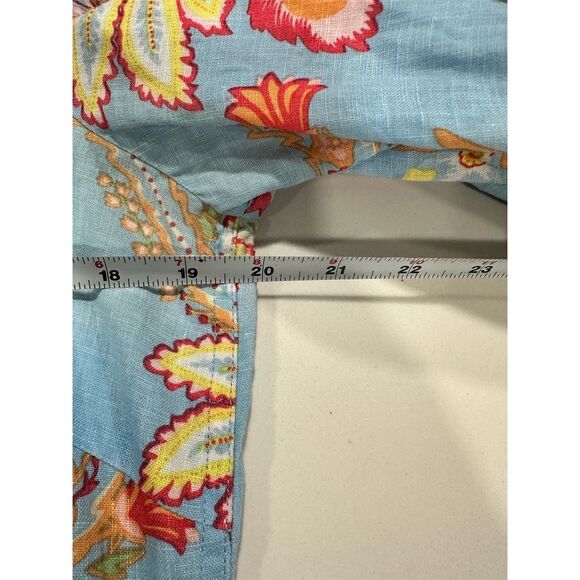 J. McLaughlin Women's Floral Button-Up Shirt Size 8 Multicolor - Picture 6 of 6
